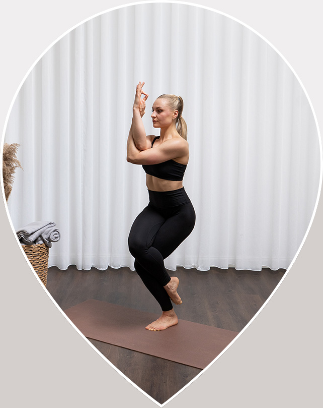 Yoga Übung mit Ann-Kathrin